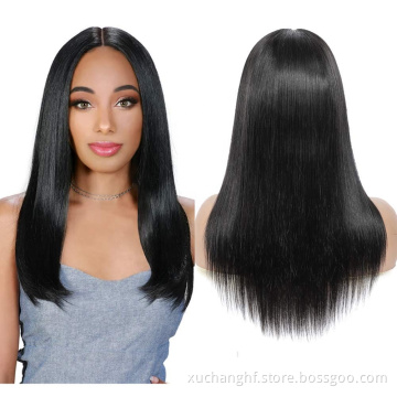 Wholesale Virgin Hair Wigs For Black Women Human Hair Luxury Jewish Wigs Glueless Pre Plucked Straight Human Hair Wig